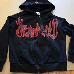rare Heartcold 444 zip up hoodie XSmall
